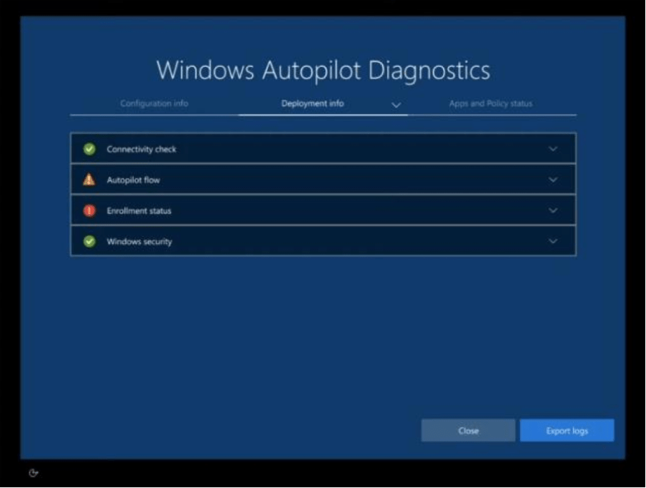 Windows Autopilot Diagnostics